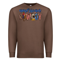 Chestnut American cowboy Premium Sweatshirt - Zillion Design Studio