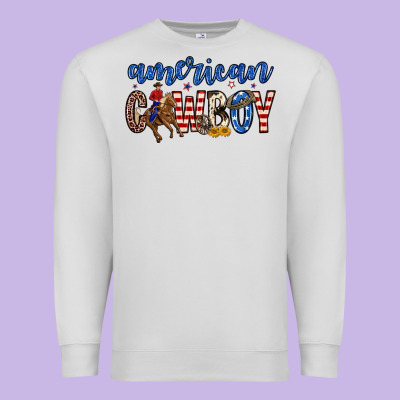 American Cowboy Premium Sweatshirt Designed By Zillion Design Studio