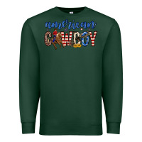 Sports Green American cowboy Premium Sweatshirt - Zillion Design Studio