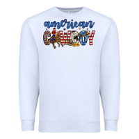 White American cowboy Premium Sweatshirt - Zillion Design Studio