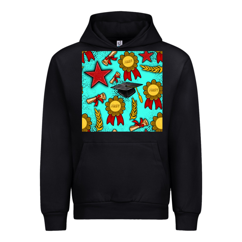 Graduation Seamless Pattern Urban Hoodie by BundleAndBundleShop | Teevron