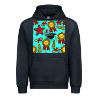 Navy graduation seamless pattern Urban Hoodie - BundleAndBundleShop