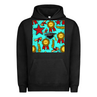 Pigment Black graduation seamless pattern Urban Hoodie - BundleAndBundleShop