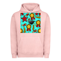 Pigment Salmon graduation seamless pattern Urban Hoodie - BundleAndBundleShop