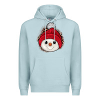 Blue Mist snowman Premium Hoodie - JahusDesignShop