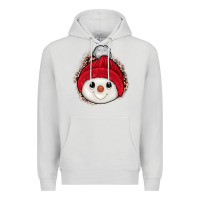Dove Grey snowman Premium Hoodie - JahusDesignShop