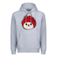 Heather Grey snowman Premium Hoodie - JahusDesignShop