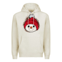 Oatmeal Heather snowman Premium Hoodie - JahusDesignShop
