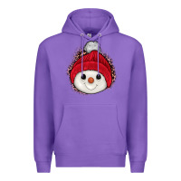 Purple snowman Premium Hoodie - JahusDesignShop
