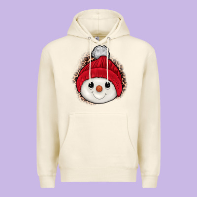 Snowman Premium Hoodie Designed By Jahusdesignshop