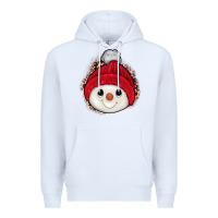 White snowman Premium Hoodie - JahusDesignShop