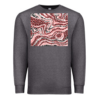Charcoal Heather pinky leopard and cowhide valentine's day Premium Sweatshirt - RanaPortraitStore