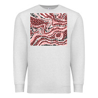 Oatmeal Heather pinky leopard and cowhide valentine's day Premium Sweatshirt - RanaPortraitStore