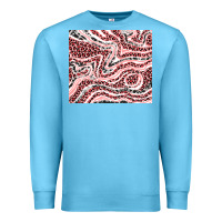 Ocean Blue pinky leopard and cowhide valentine's day Premium Sweatshirt - RanaPortraitStore