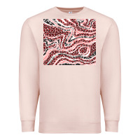 Pale Pink pinky leopard and cowhide valentine's day Premium Sweatshirt - RanaPortraitStore