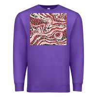 Purple pinky leopard and cowhide valentine's day Premium Sweatshirt - RanaPortraitStore