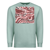 Seafoam pinky leopard and cowhide valentine's day Premium Sweatshirt - RanaPortraitStore