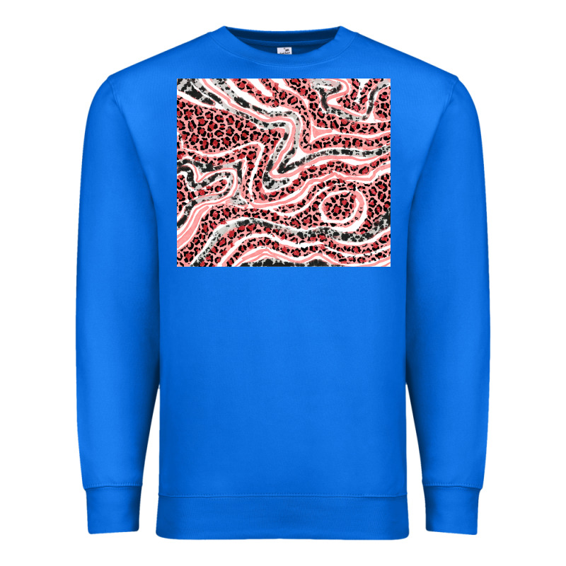 Pinky Leopard And Cowhide Valentine's Day Premium Sweatshirt by RanaPortraitStore | Teevron