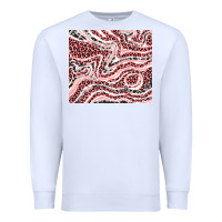 White pinky leopard and cowhide valentine's day Premium Sweatshirt - RanaPortraitStore