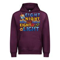Mauve Wine eight night and eight light for hanukkah Urban Hoodie - AdoDesignShop