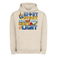 Pigment French Oak eight night and eight light for hanukkah Urban Hoodie - AdoDesignShop