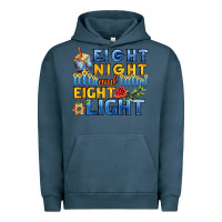 Pigment Midnight Navy eight night and eight light for hanukkah Urban Hoodie - AdoDesignShop