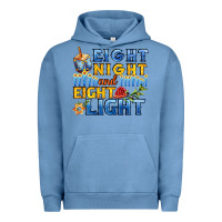 Pigment Pebble Blue eight night and eight light for hanukkah Urban Hoodie - AdoDesignShop