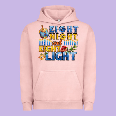 Eight Night And Eight Light For Hanukkah Urban Hoodie Designed By Adodesignshop