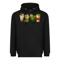 Black frog coffee cups Heavyweight Hoodie - texasbilliewilder