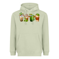 Matcha frog coffee cups Heavyweight Hoodie - texasbilliewilder