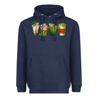Navy frog coffee cups Heavyweight Hoodie - texasbilliewilder