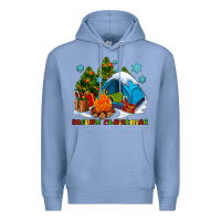 Colony Blue merry Christmas camp Premium Hoodie - AdoDesignShop