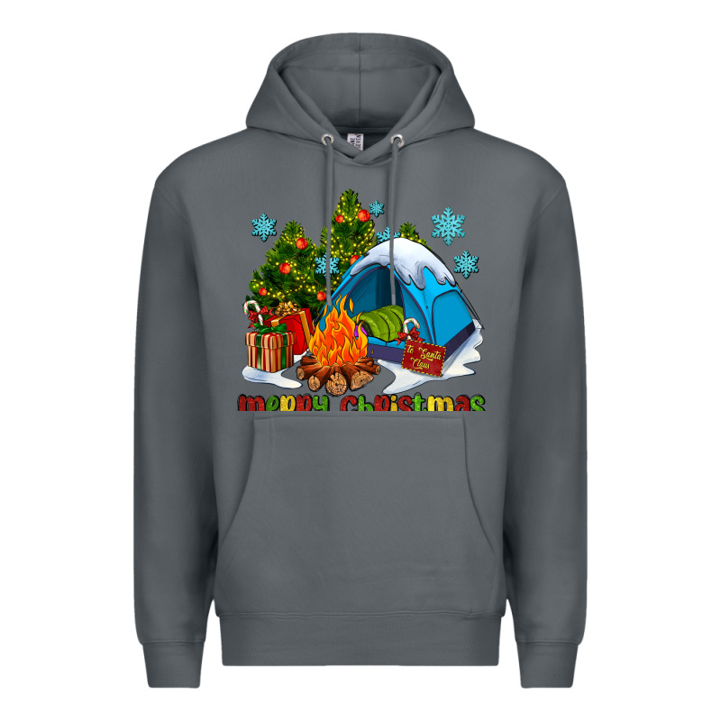 Merry Christmas Camp Premium Hoodie by AdoDesignShop | Teevron