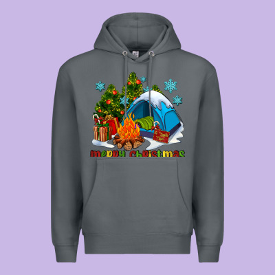 Merry Christmas Camp Premium Hoodie Designed By Adodesignshop