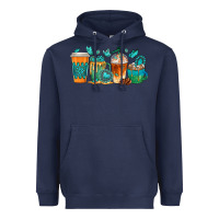 Navy gemstone coffee cups Heavyweight Hoodie - texasbilliewilder