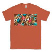Copper american  football with turquoise license plate Classic Tee - BundleAndBundleShop