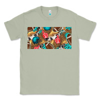 Matcha american  football with turquoise license plate Classic Tee - BundleAndBundleShop