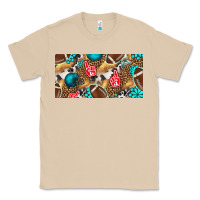 Mushroom american  football with turquoise license plate Classic Tee - BundleAndBundleShop