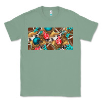 Sage american  football with turquoise license plate Classic Tee - BundleAndBundleShop
