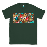 Sports Green american  football with turquoise license plate Classic Tee - BundleAndBundleShop