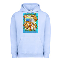 Pigment Grape Ice candlestick with parchment Urban Hoodie - AdoDesignShop