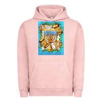 Pigment Salmon candlestick with parchment Urban Hoodie - AdoDesignShop