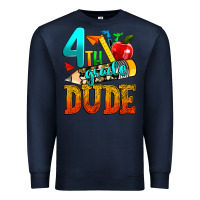Navy 4th grade dude Premium Sweatshirt - texasbilliewilder