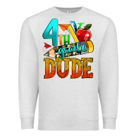 Oatmeal Heather 4th grade dude Premium Sweatshirt - texasbilliewilder
