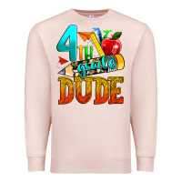 Pale Pink 4th grade dude Premium Sweatshirt - texasbilliewilder