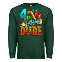 Sports Green 4th grade dude Premium Sweatshirt - texasbilliewilder