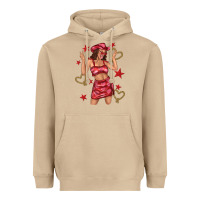 Mushroom heart cowgirl Heavyweight Hoodie - texasbilliewilder