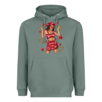 Sage heart cowgirl Heavyweight Hoodie - texasbilliewilder
