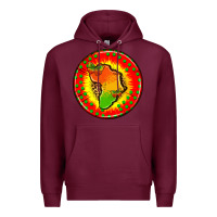 Burgundy juneteenth  coasters Premium Hoodie - AdoDesignShop