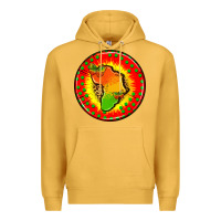 Mustard juneteenth  coasters Premium Hoodie - AdoDesignShop